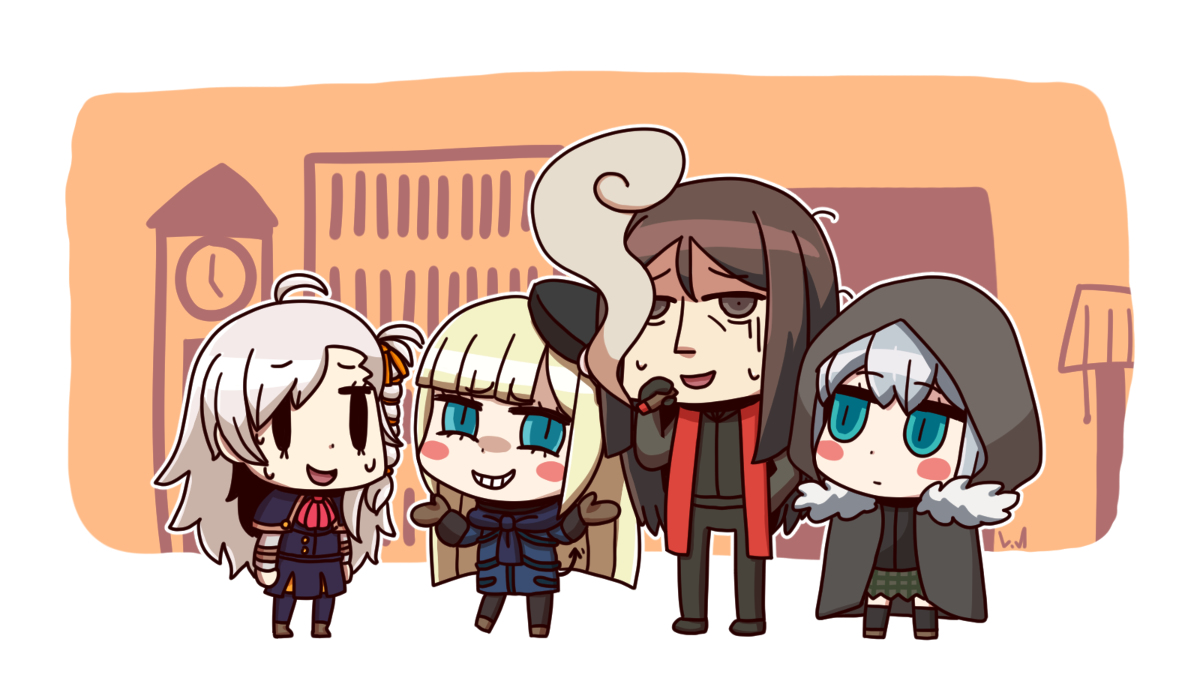 This is a pixiv picture whose title is 事件簿&FGO.