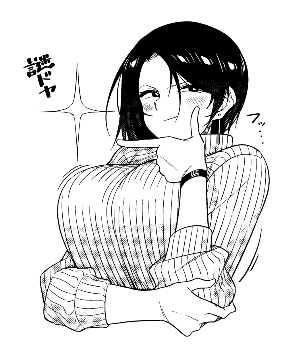 This is a pixiv picture whose title is twitterのバトン用に描いた真壁.