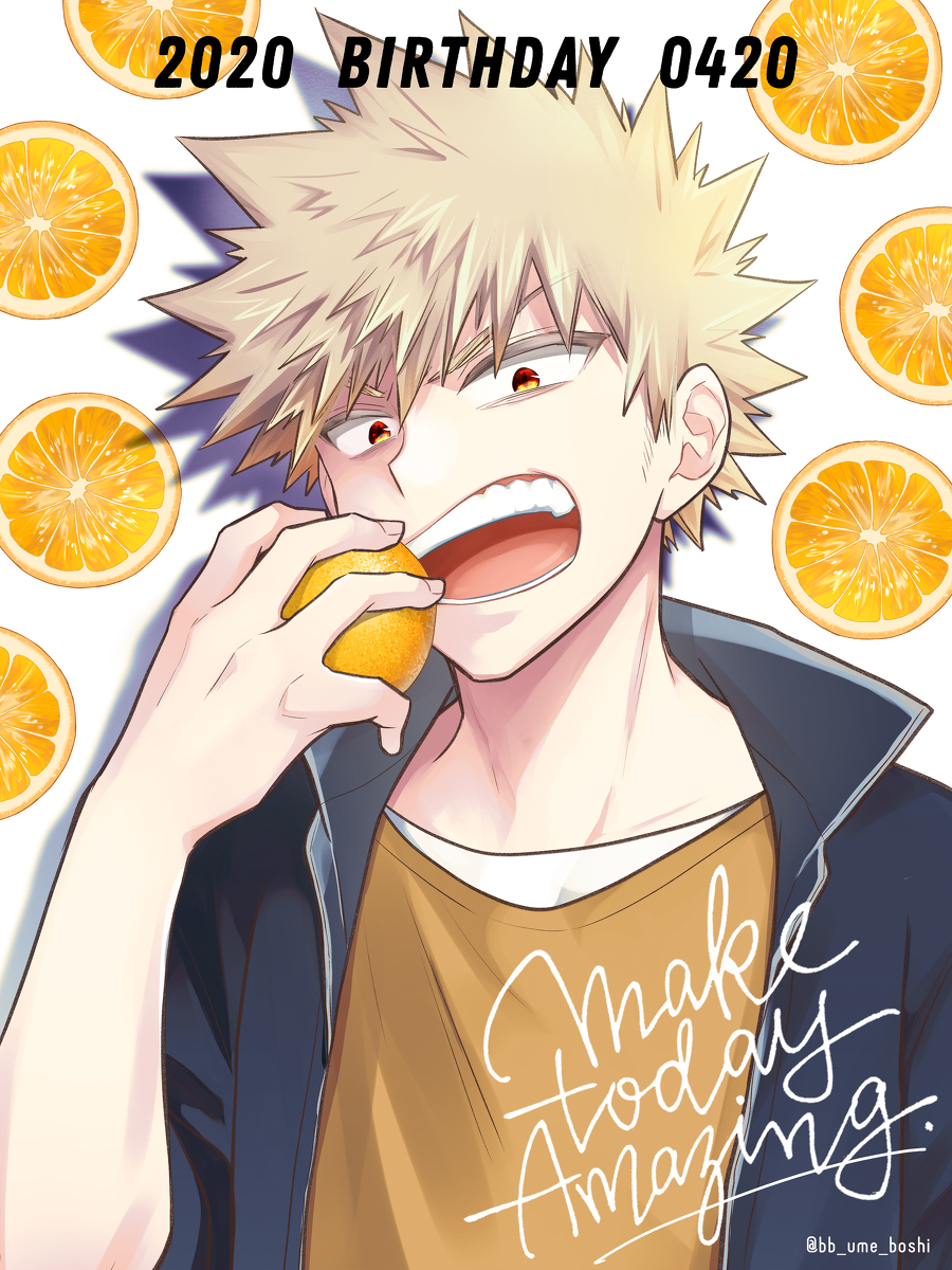 This is a pixiv picture whose title is かっちゃん爆誕生日2020.