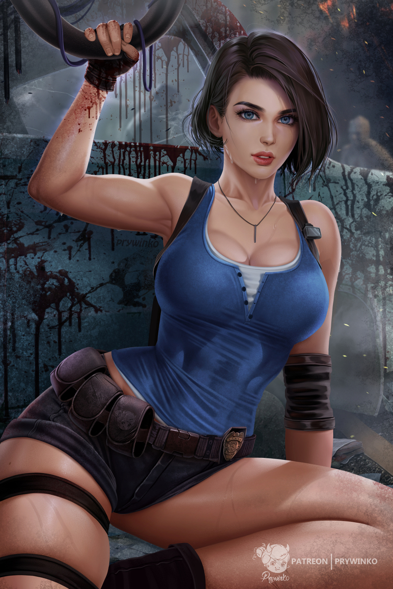 This is a pixiv picture whose title is Jill Valentine.