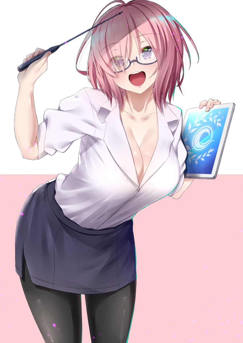 This is a pixiv picture whose title is マシュ先生.