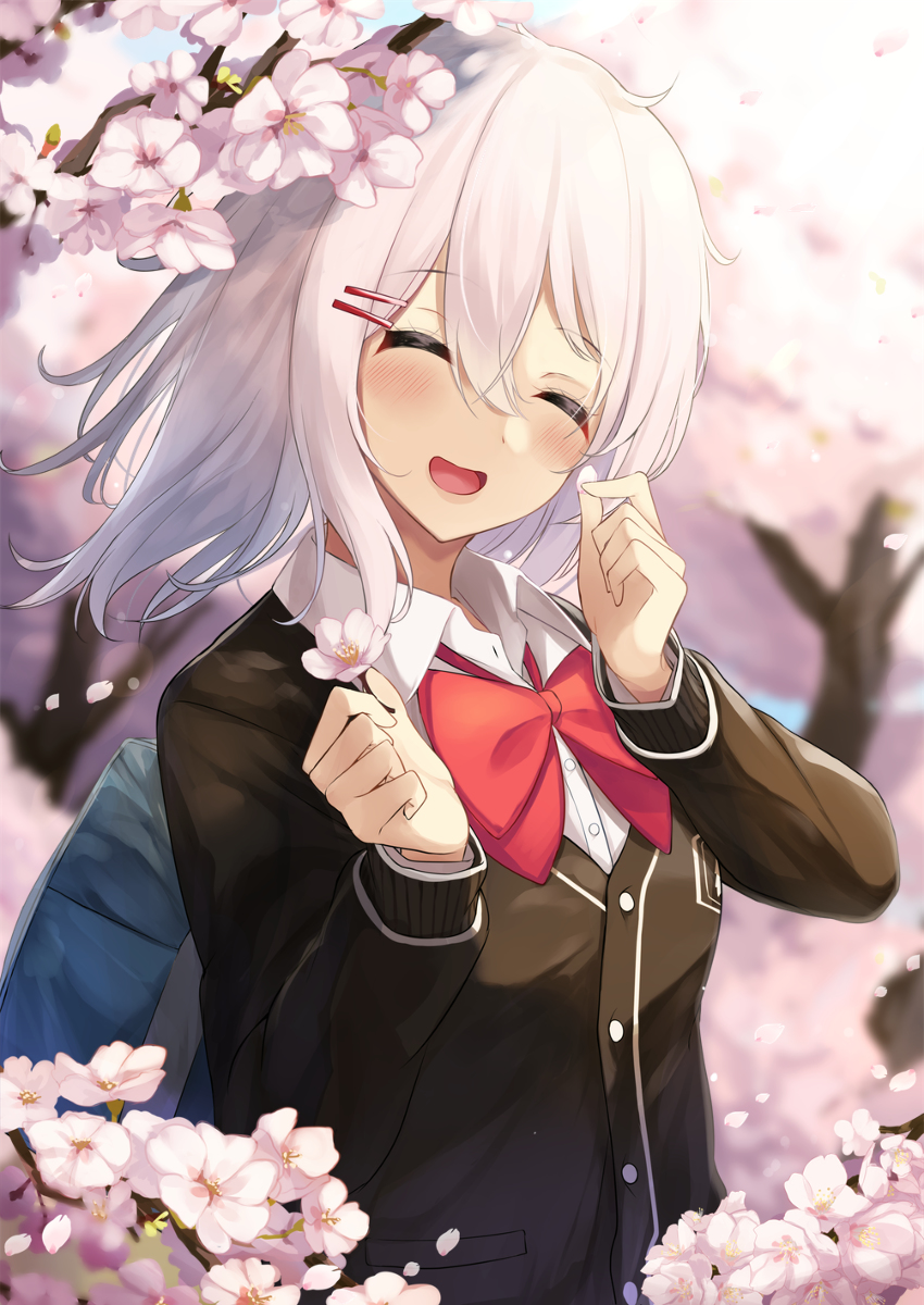 This is a pixiv picture whose title is 桜.