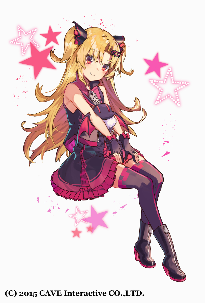 This is a pixiv picture whose title is ゴシックは魔法乙女赤月ゆにコラボイラスト.