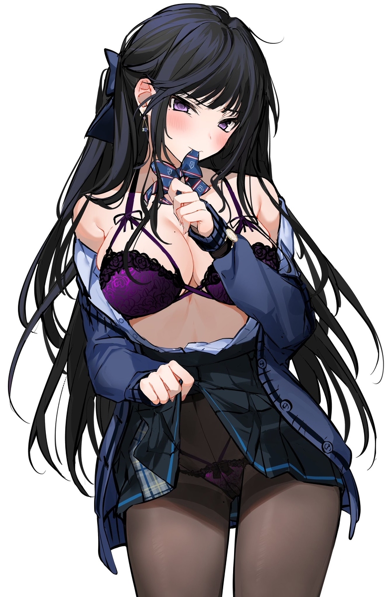 This is a pixiv picture whose title is 真面目な JK.