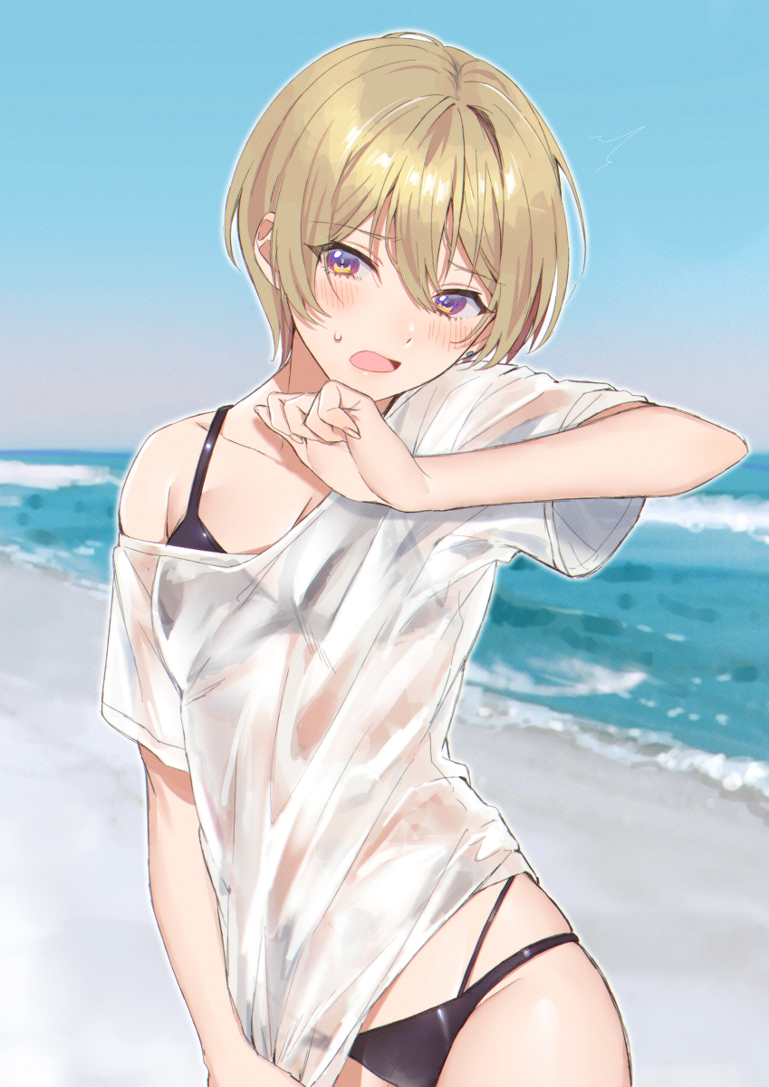 This is a pixiv picture whose title is 「み、みんなよ････！」.