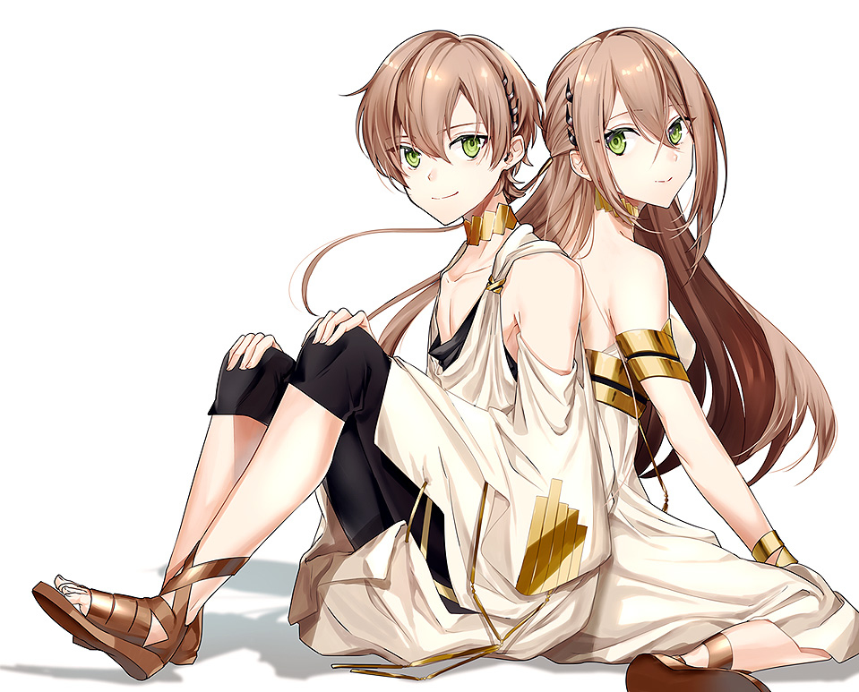 This is a pixiv picture whose title is オリュンポスの双子.