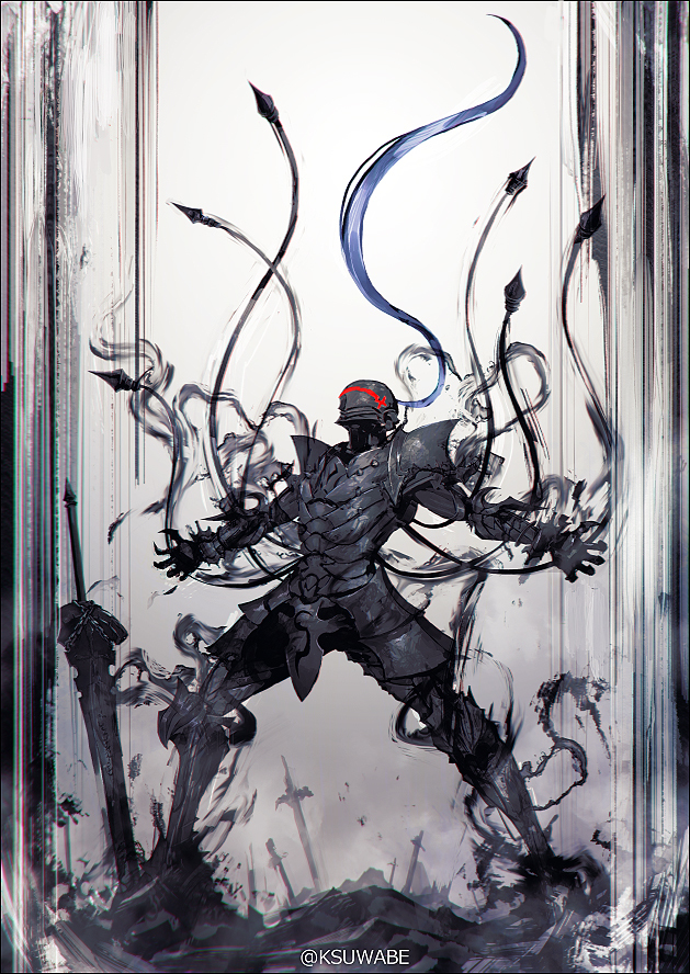 This is a pixiv picture whose title is ランスロット.
