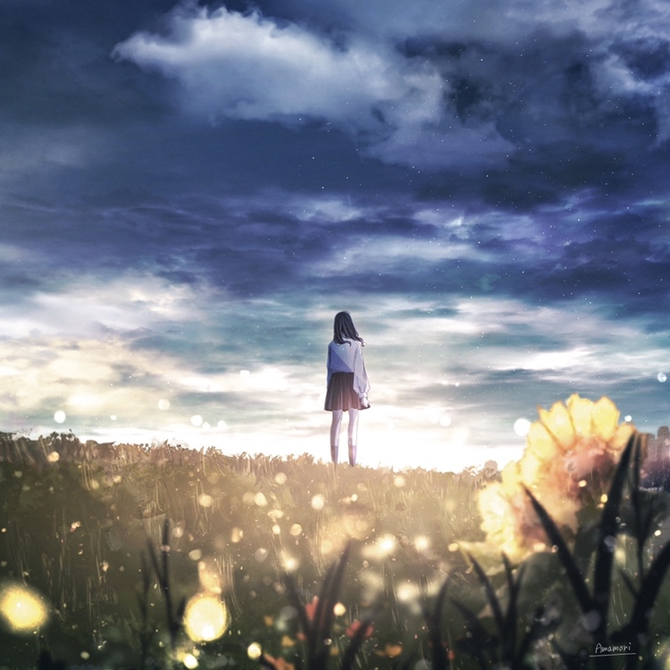 This is a pixiv picture whose title is Sunflower.