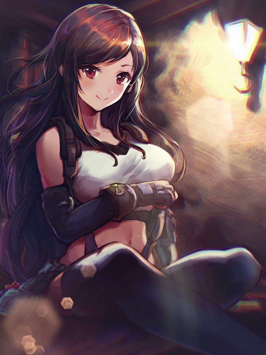 This is a pixiv picture whose title is ティファちゃん.
