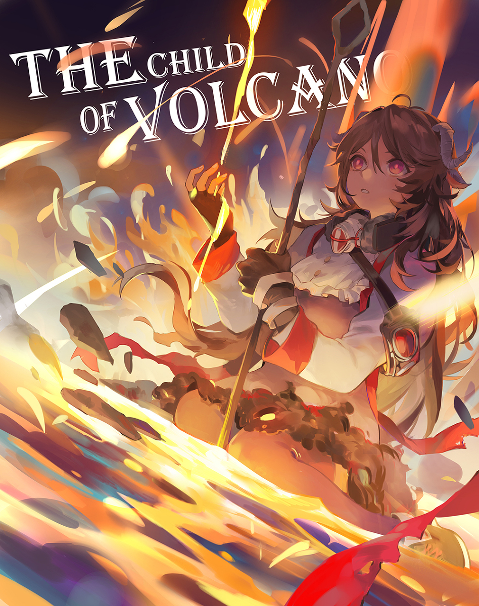 This is a pixiv picture whose title is The Child of Volcano.