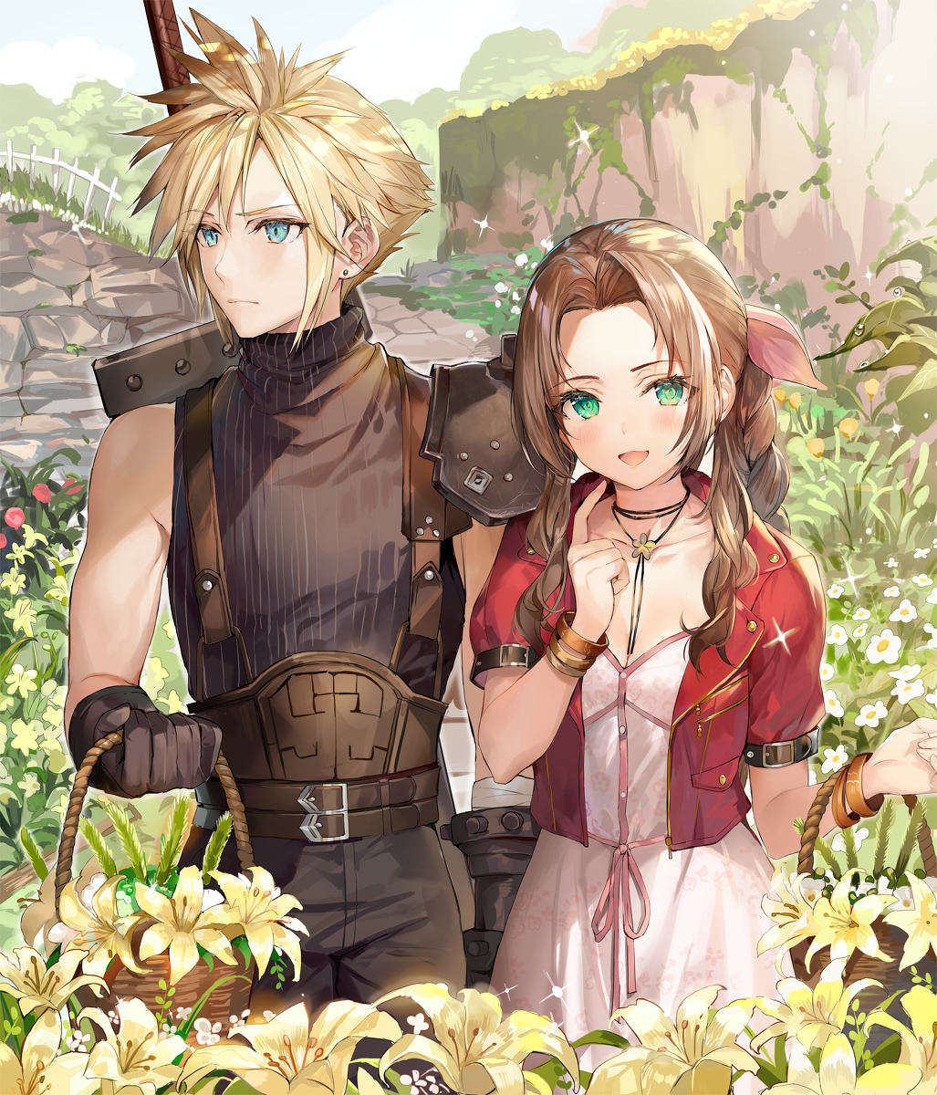 This is a pixiv picture whose title is エアリスのお庭.