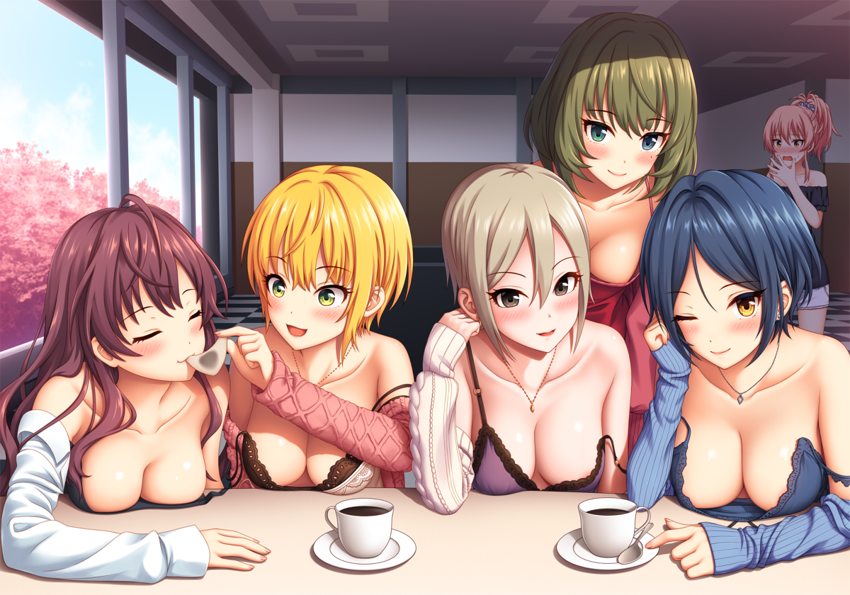 This is a pixiv picture whose title is 胸元がばがばLiPPS.