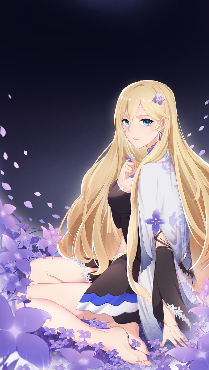This is a pixiv picture whose title is 幽兰黛尔.