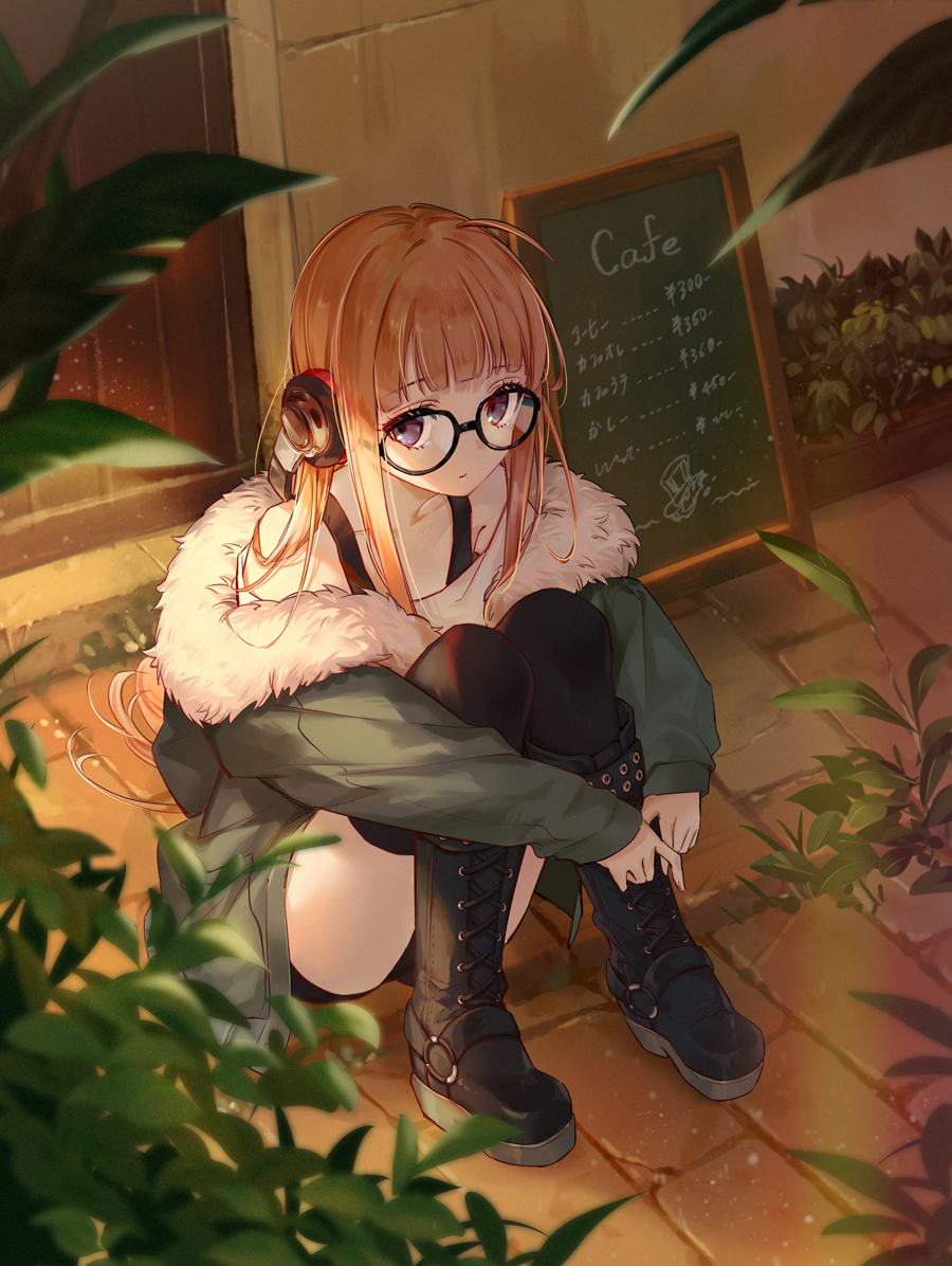 This is a pixiv picture whose title is ◑.