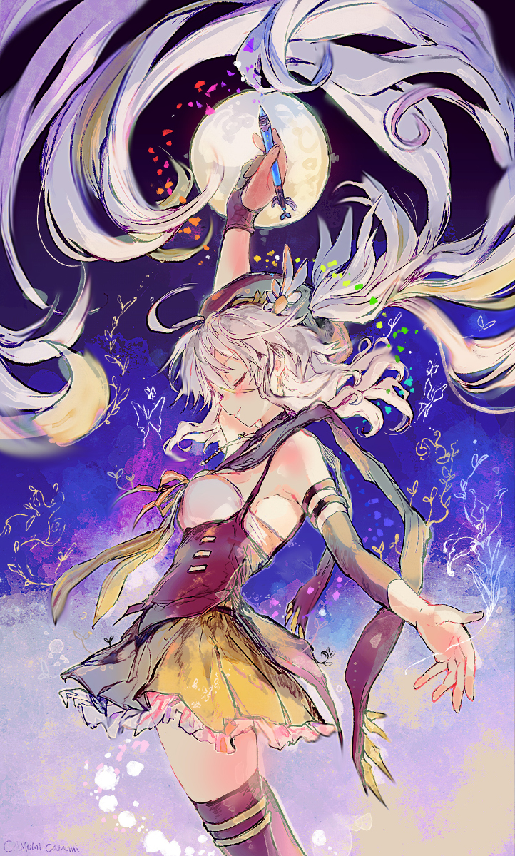This is a pixiv picture whose title is 色彩奏者.