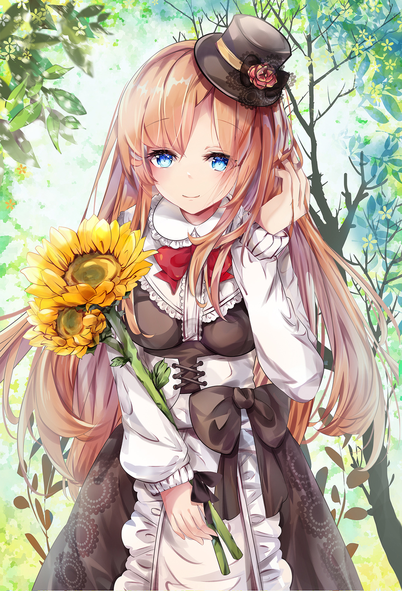 This is a pixiv picture whose title is ひまわり.