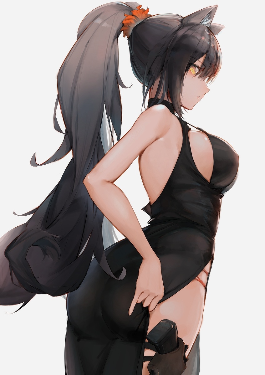 This is a pixiv picture whose title is Schwarz Cheongsam Ver..