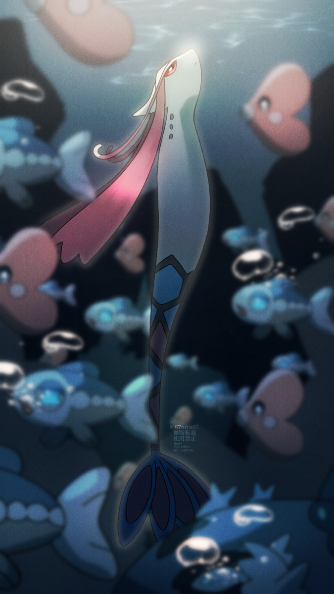 This is a pixiv picture whose title is 浮上.