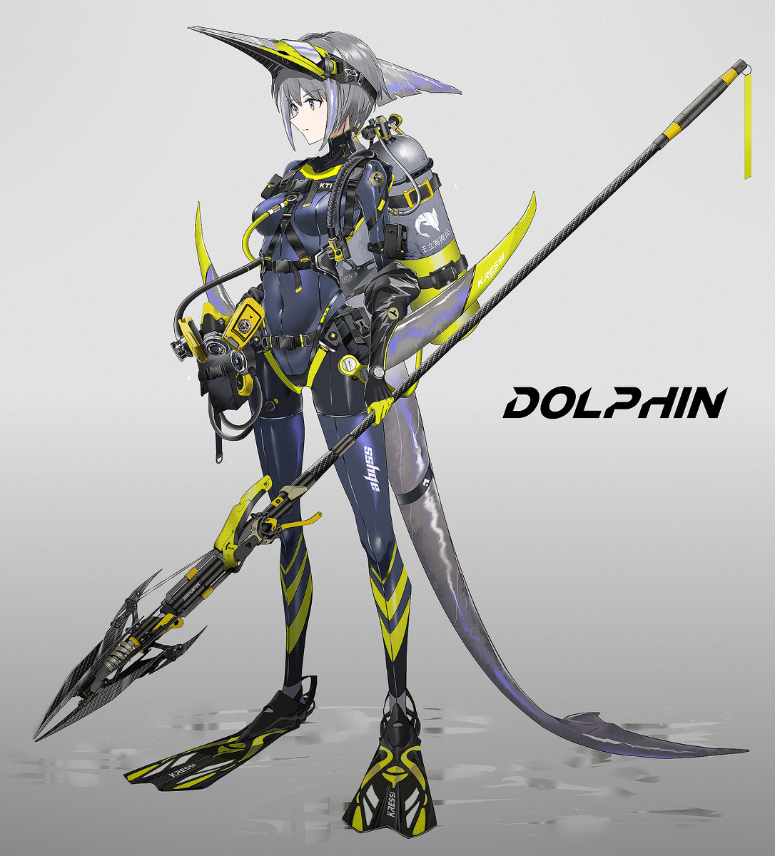 This is a pixiv picture whose title is DOLPHIN.