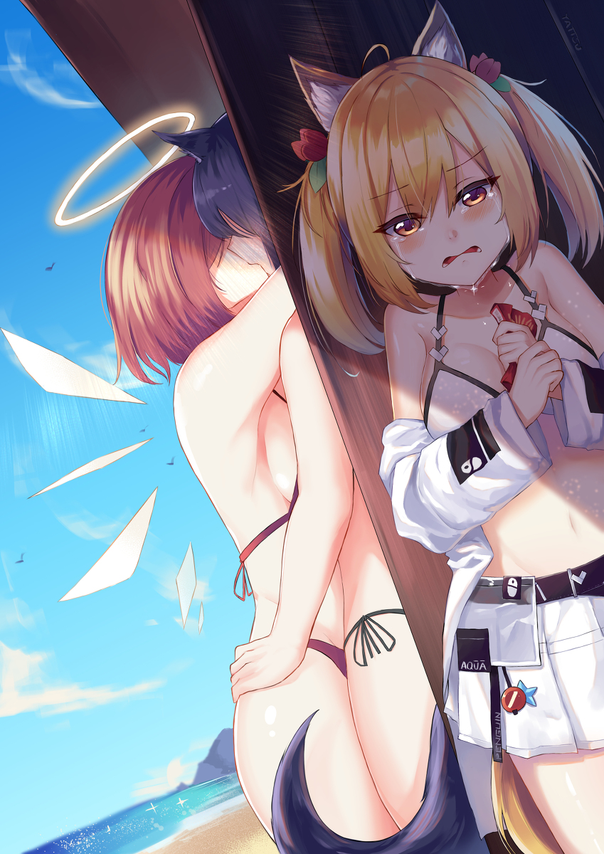 This is a pixiv picture whose title is Coral Coast.