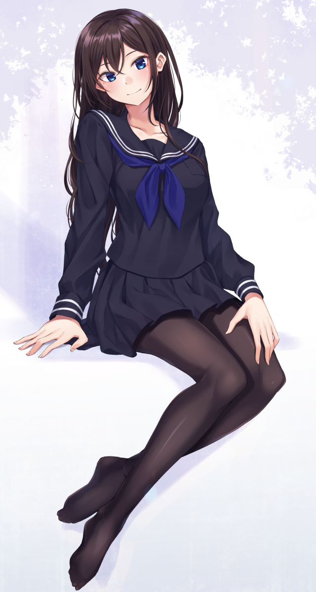 This is a pixiv picture whose title is 黒セーラーちゃん.