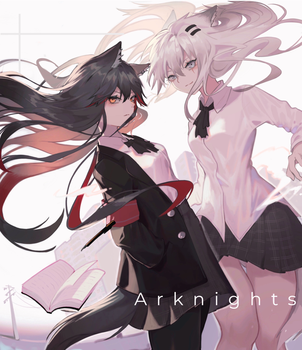 This is a pixiv picture whose title is 双狼.