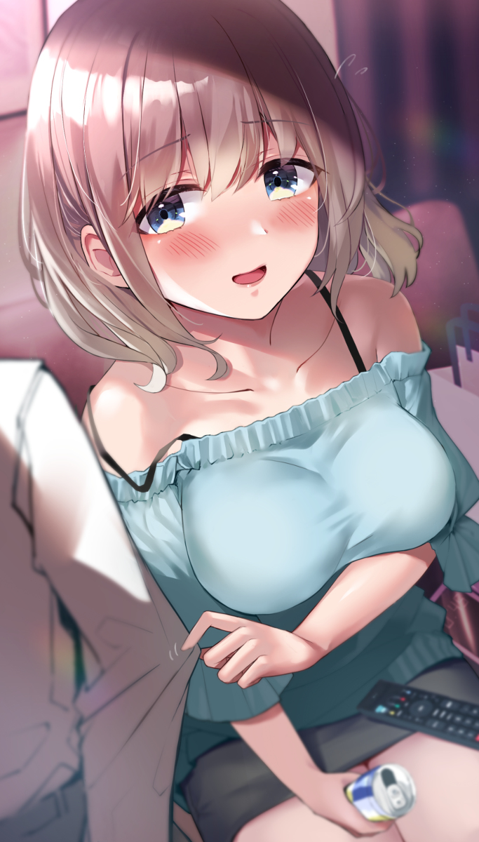 This is a pixiv picture whose title is 「ねぇ、終電なくなっちゃった...」.