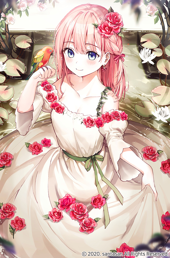 This is a pixiv picture whose title is ［仕事絵］花.