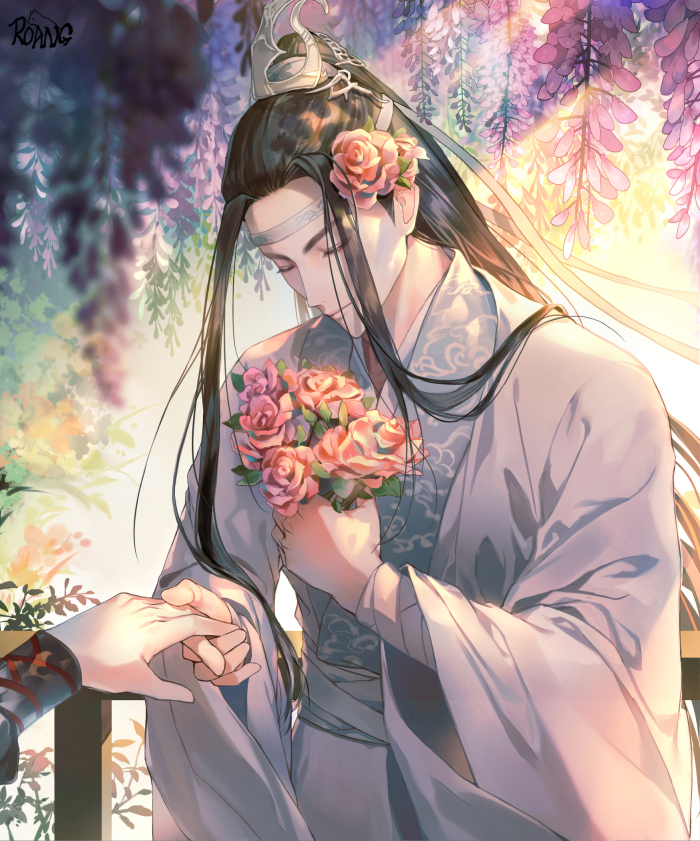 This is a pixiv picture whose title is 魔道祖师.