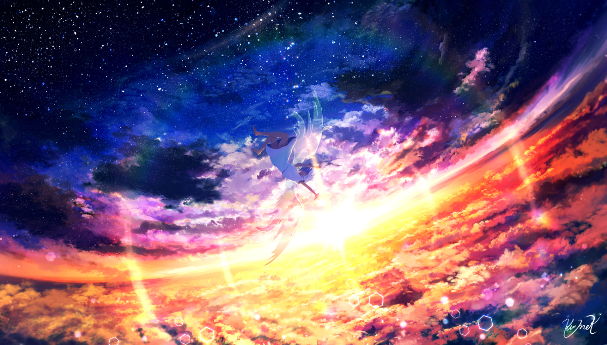 This is a pixiv picture whose title is アスノヨゾラ哨戒班.