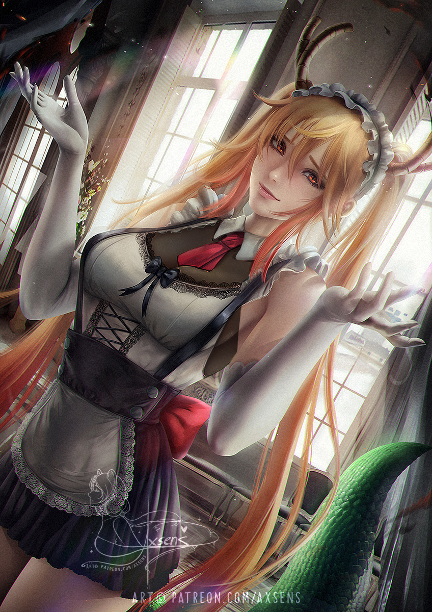 This is a pixiv picture whose title is トール / Tohru.