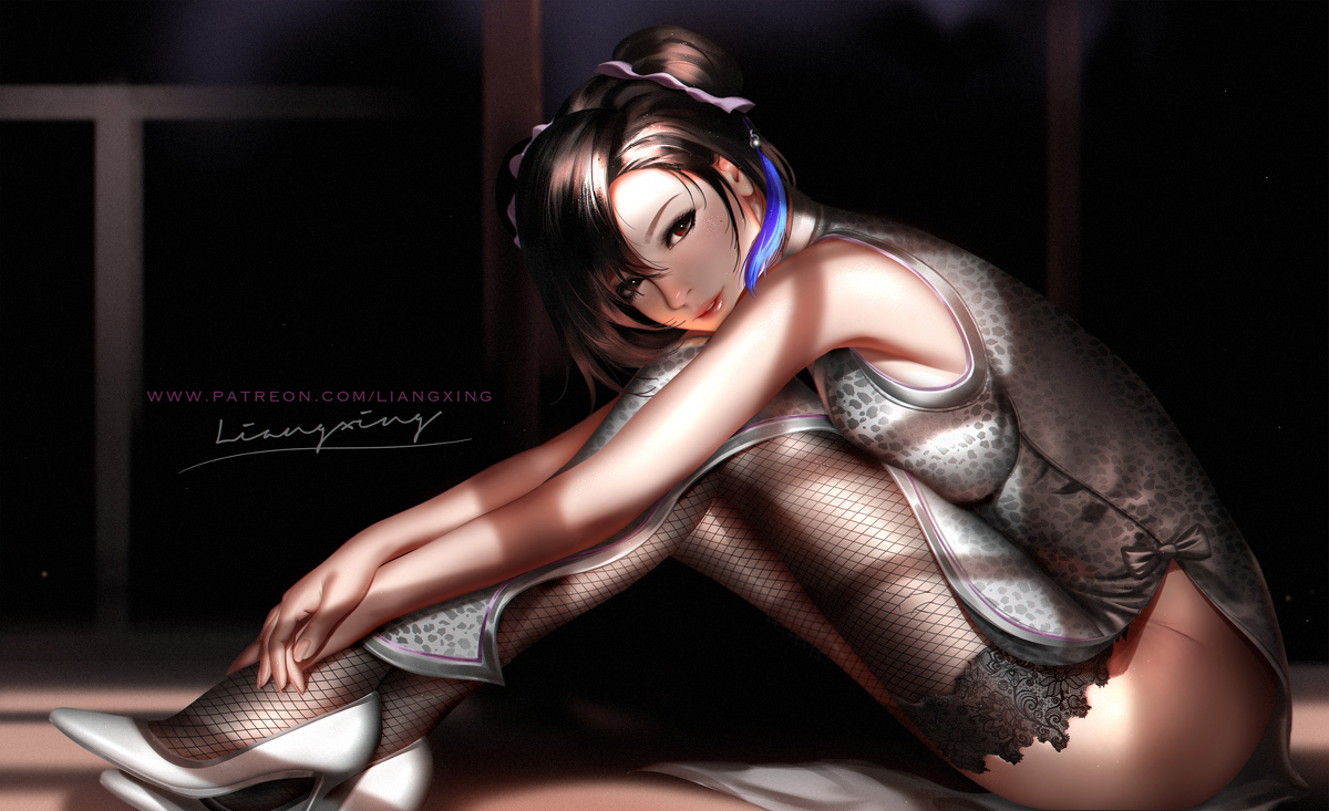 This is a pixiv picture whose title is Tifa outfit.