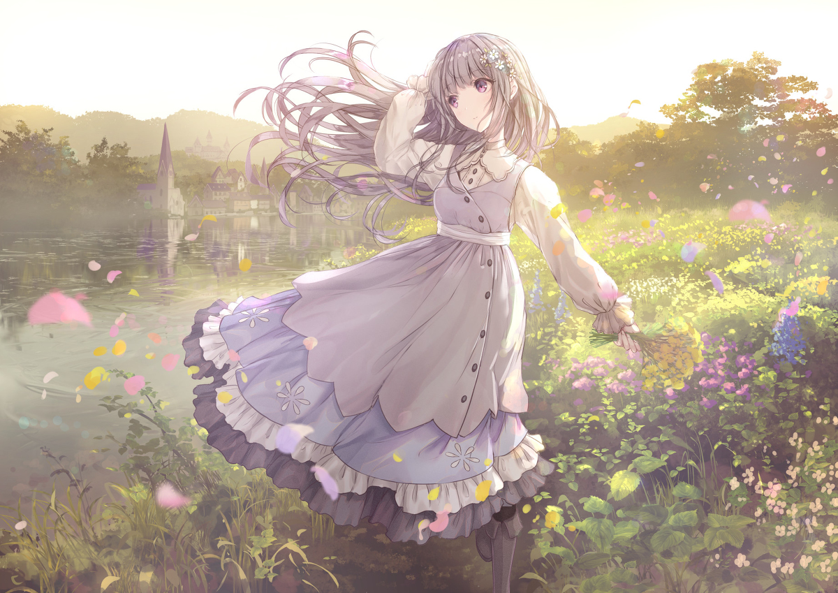 This is a pixiv picture whose title is Botanical wind.