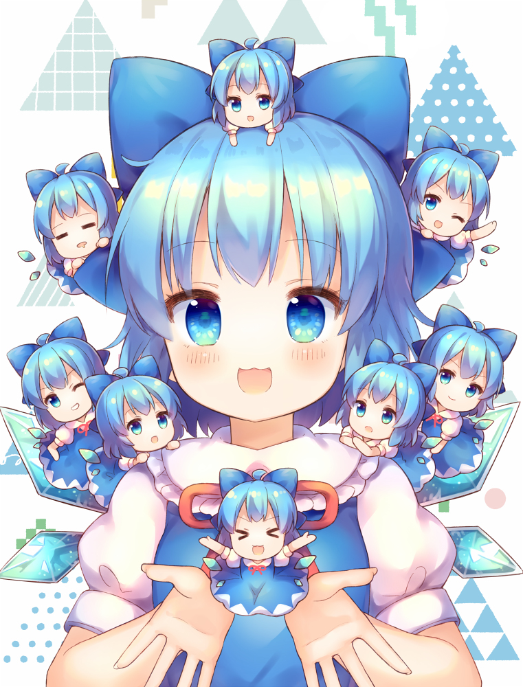 This is a pixiv picture whose title is チルノちゃん.