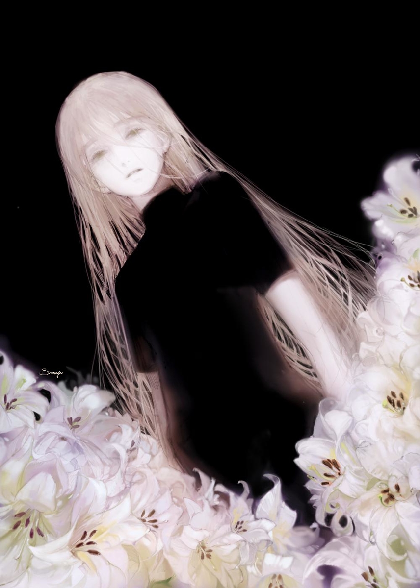 This is a pixiv picture whose title is lily - lavender.