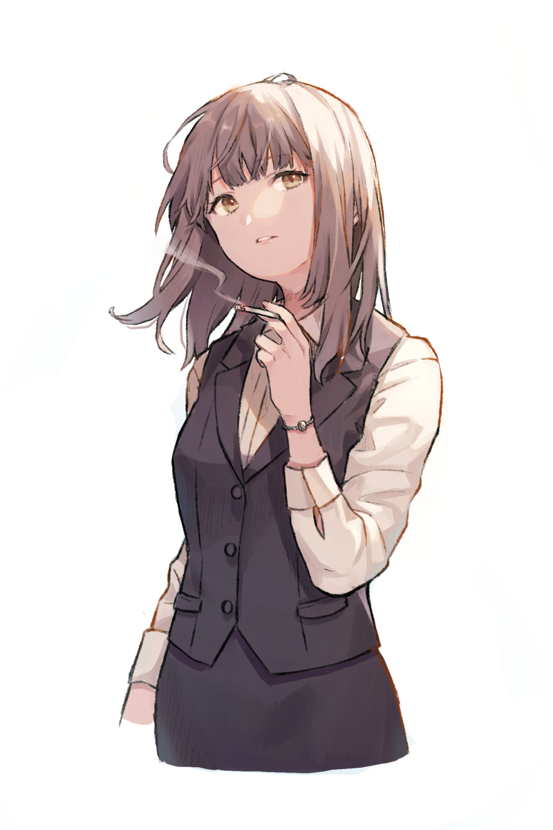 This is a pixiv picture whose title is 一服.