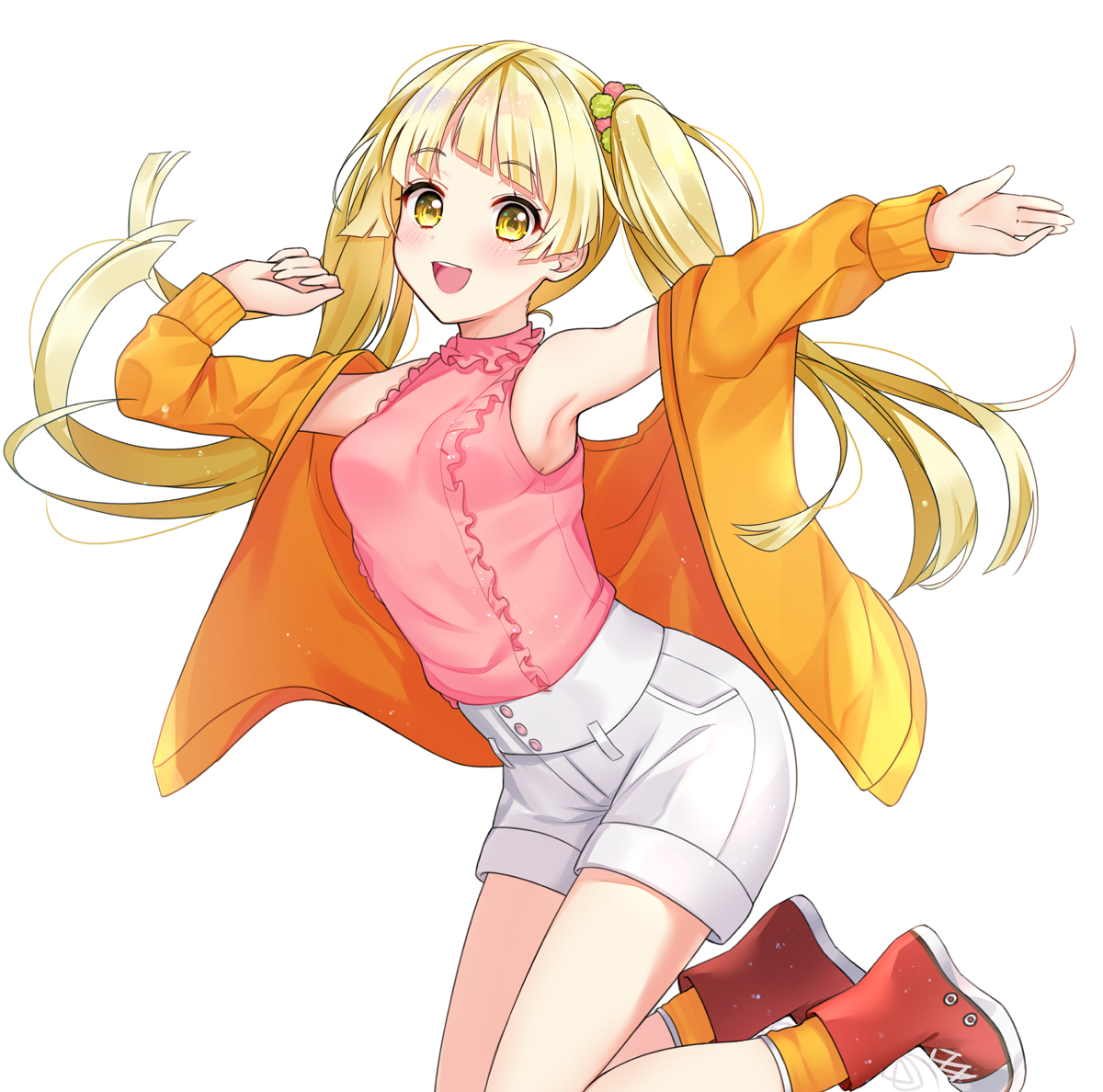This is a pixiv picture whose title is スマイル！！.