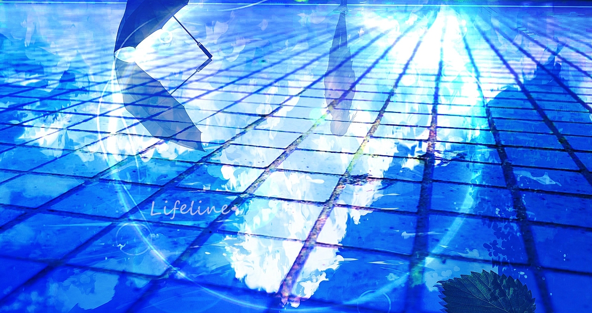 This is a pixiv picture whose title is 倒映.