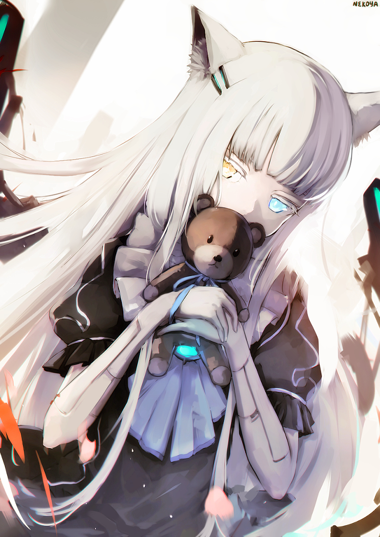 This is a pixiv picture whose title is "kuma".