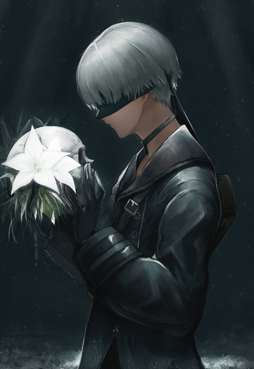 This is a pixiv picture whose title is ９S.