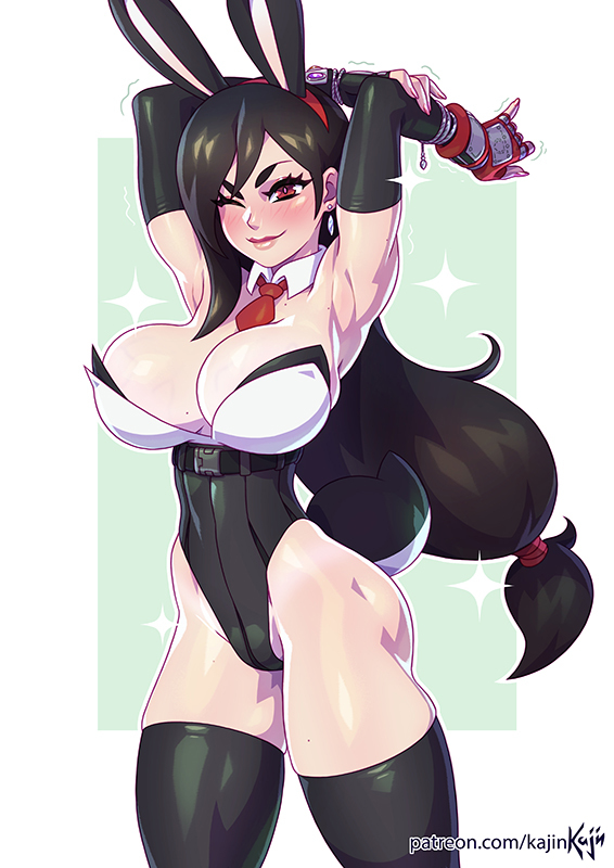 This is a pixiv picture whose title is Tifa Bunny.