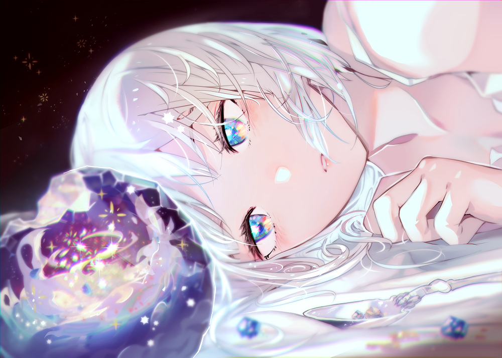 This is a pixiv picture whose title is 星の花時計.