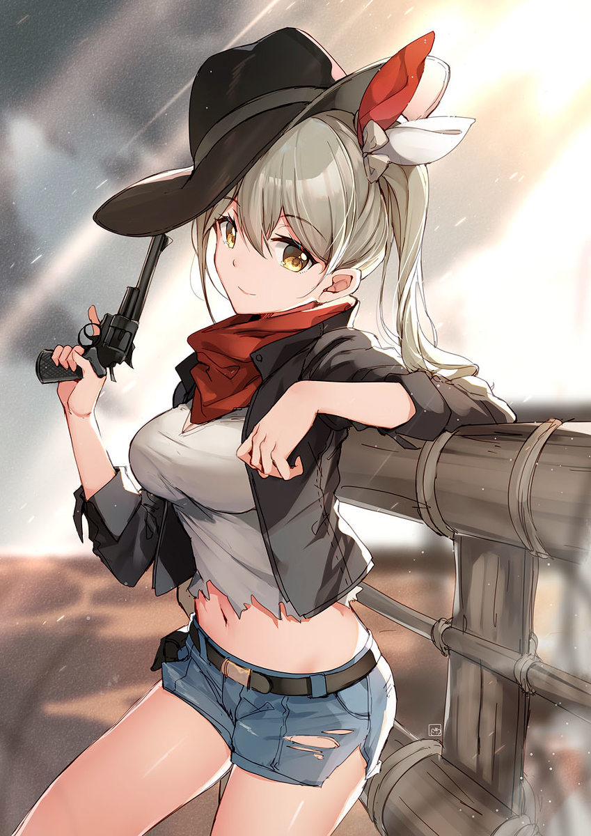 This is a pixiv picture whose title is Cowgirl.