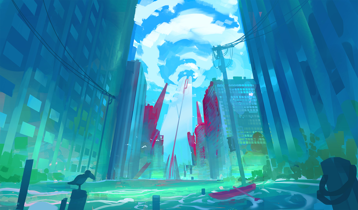 This is a pixiv picture whose title is Heart of the world.