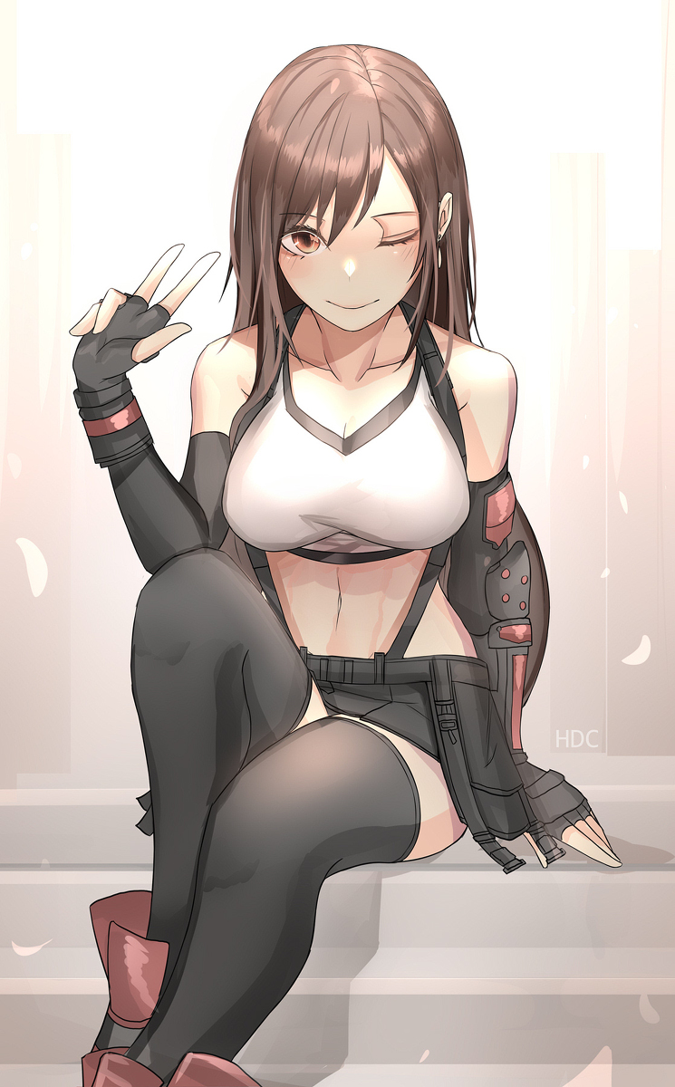 This is a pixiv picture whose title is Tifa.