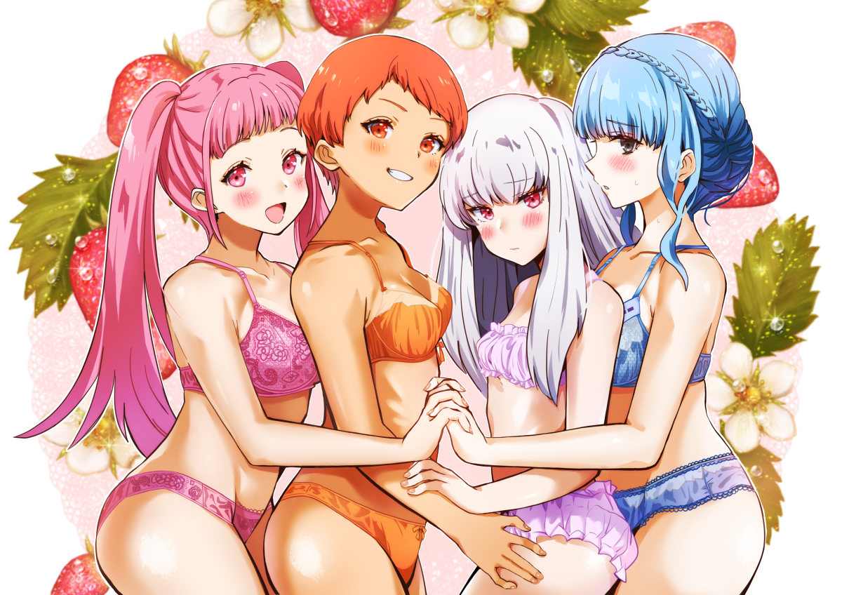 This is a pixiv picture whose title is 金鹿女子ランジェリー同盟💕.