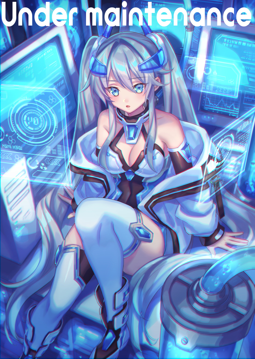 This is a pixiv picture whose title is メンテナンス中.