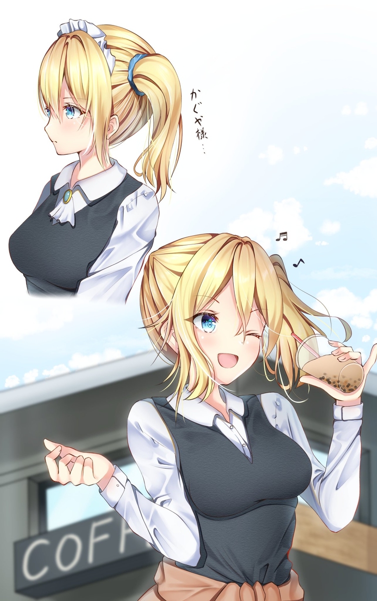 This is a pixiv picture whose title is 早坂愛はたまにははしゃぎたい.