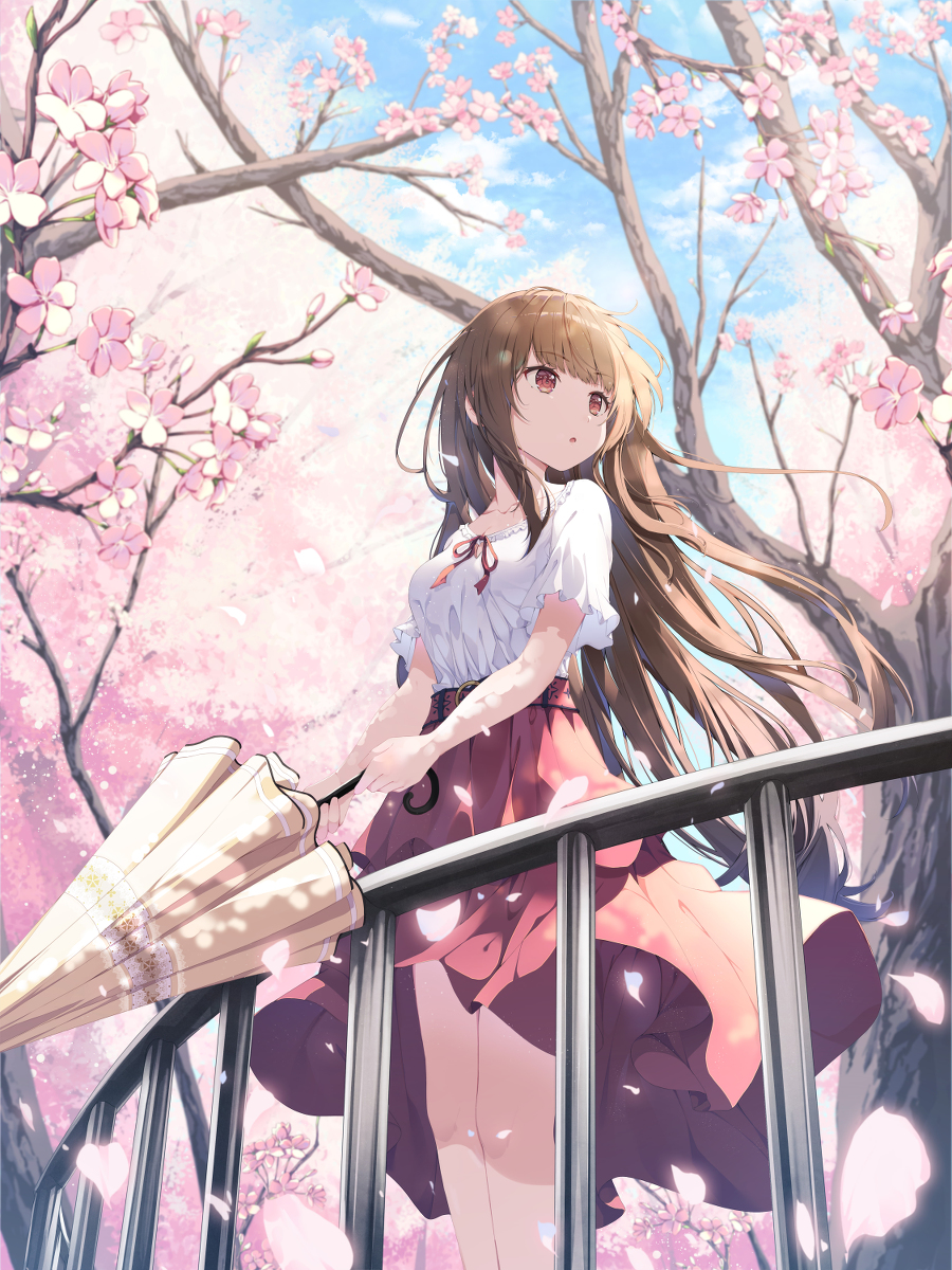 This is a pixiv picture whose title is 桜.