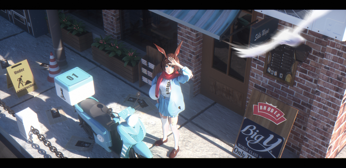 This is a pixiv picture whose title is 阿米娅.